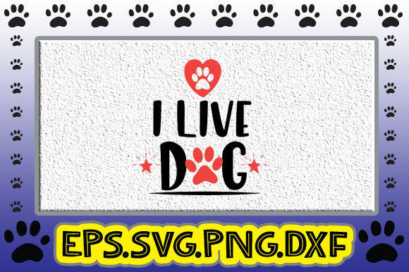I Live Dog Graphics for Local Crafts Brands
