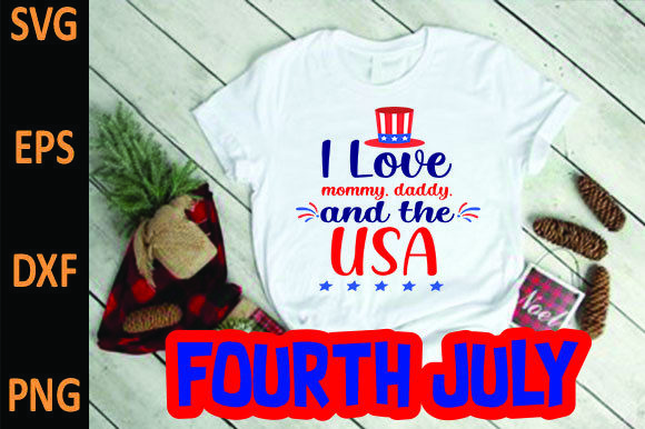 I Love Mommy, Daddy, and the USA Graphics