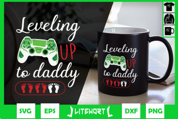 Leveling Up to DADDY Game Controller Graphics