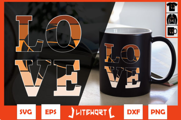 LOVE Basketball Vintage Graphics & Crafts